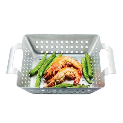 Stainless Outdoor BBQ  Grill Pan Grill Basket