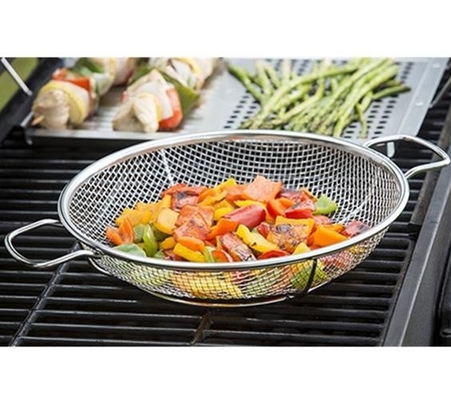 Stainless Outdoor BBQ  Grill Pan Grill Basket