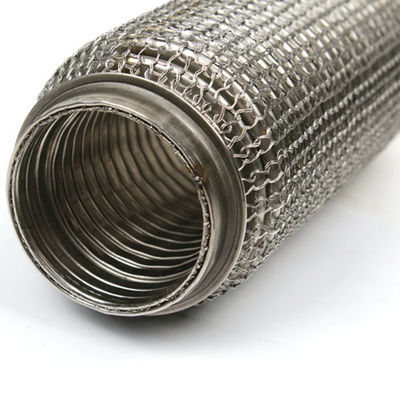 Anti Vibration Auto Exhaust Flexible Pipe 38mm - 76mm Inner Diameter