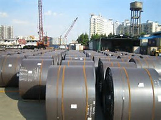 Thickness 3 - 16mm HR Steel Coil , Black Surface Hot Rolled Steel Sheet Coil