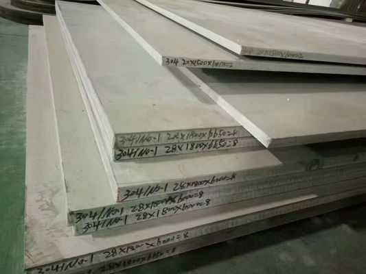 8mm - 20mm Thickness Stainless Steel Hot Rolled Plate 1000 - 6000mm Length