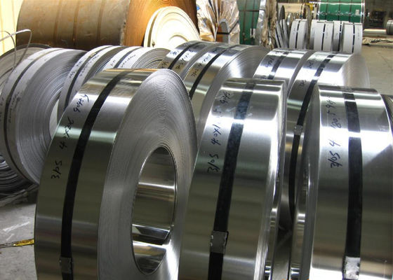 10 - 800mm Width Cold Rolled Stainless Steel Strip Thickness 0.05 - 1.2mm