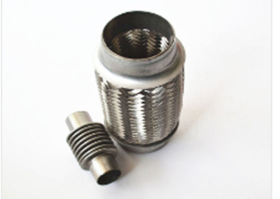 SS 304L / 316L Auto Exhaust Flexible Pipe 38mm - 76mm Inner Diameter