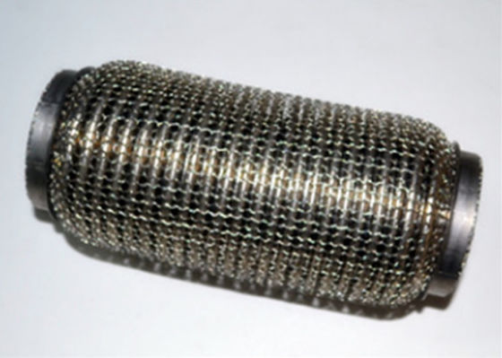Wire Braided  Outer Auto Exhaust Flexible Pipe For Middle High Oriented Cars