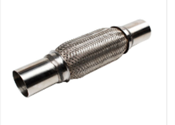 Auto 3 Inch Exhaust Flex Pipe With Nipple Extension , SS Flex Joint Exhaust Pipe