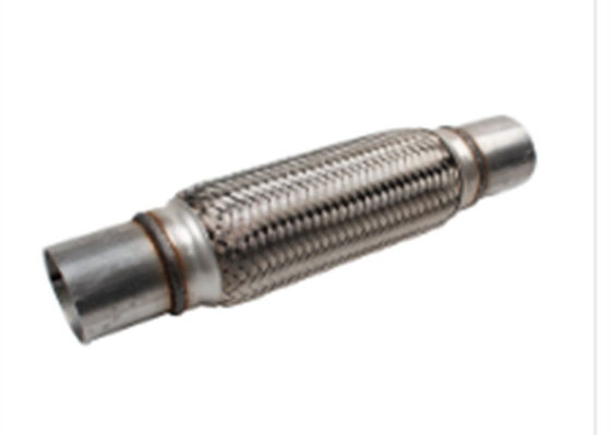 Auto 3 Inch Exhaust Flex Pipe With Nipple Extension , SS Flex Joint Exhaust Pipe