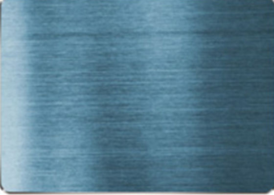 Hairline Surface Decorative Stainless Steel Sheet Metal 0.4mm - 1.5mm Thickness