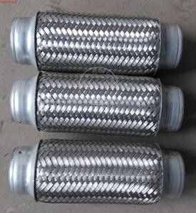 55 X 150mm Auto Exhaust Flexible Pipe Good Noise / Vibration Reduction