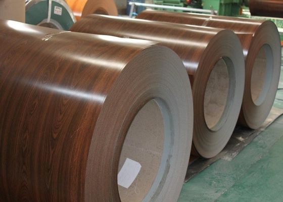 2000mm Ss316 Wood Grain Prepainted Steel Coil For Wooden Wall