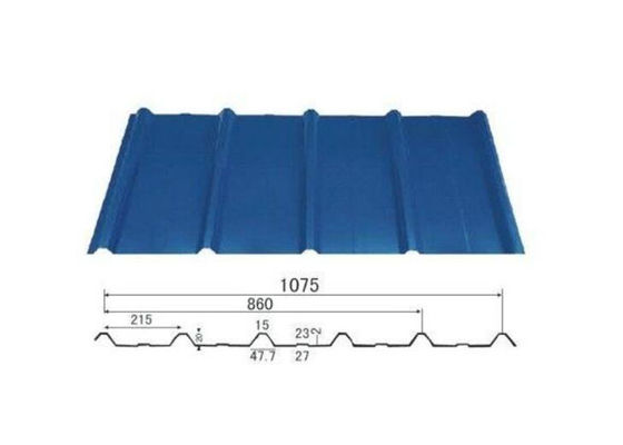 JIS Long Span Rib 26 GA Stainless Steel Roofing Sheet