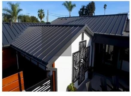 ASTM 304 16″ Stainless Steel Painted Roofing Sheet