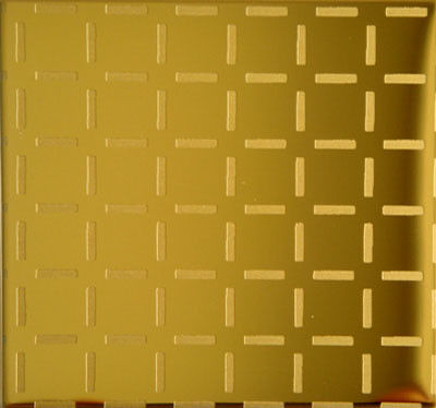 Etching Patterned Stainless Steel Sheet , Colored Stainless Steel Backsplash Panel